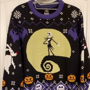 Nightmare Before Christmas Jack Ugly Sweater large